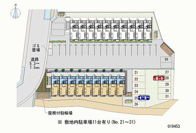 19453 Monthly parking lot