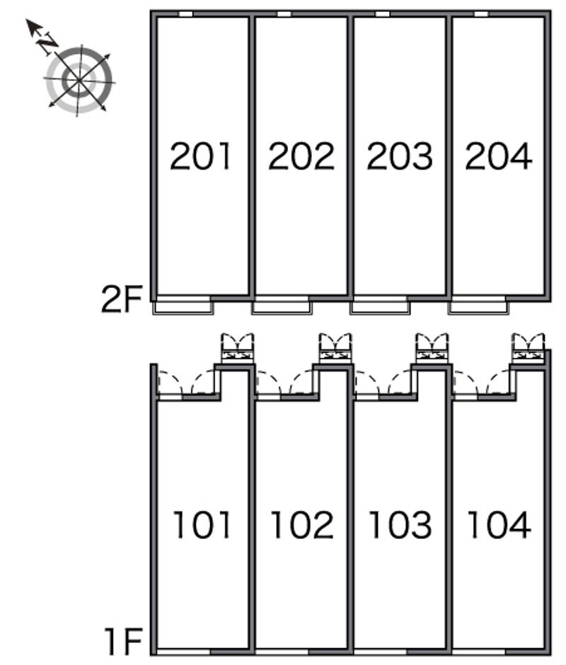レオネクストことぶき 間取配置図