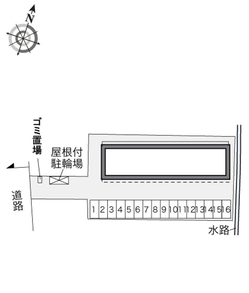 レオパレス中休場Ⅱ 駐車場