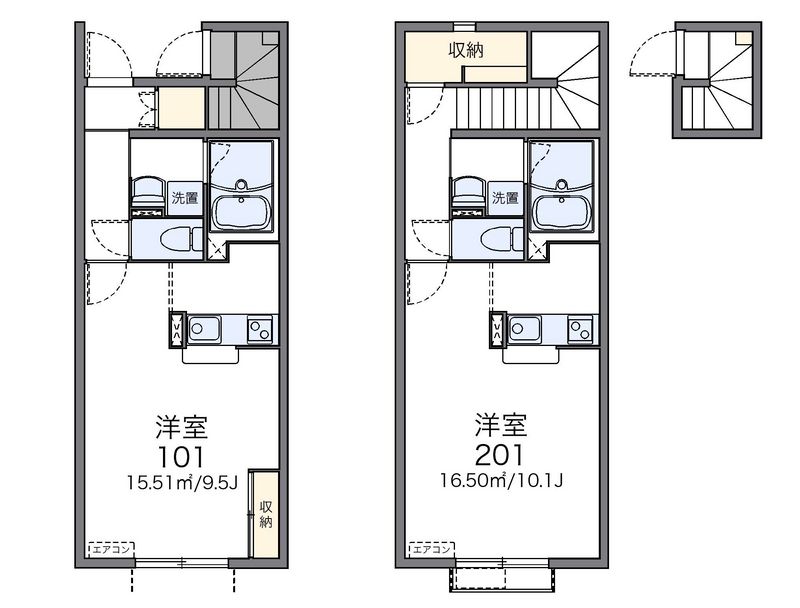 レオネクストナガオⅡ 間取図