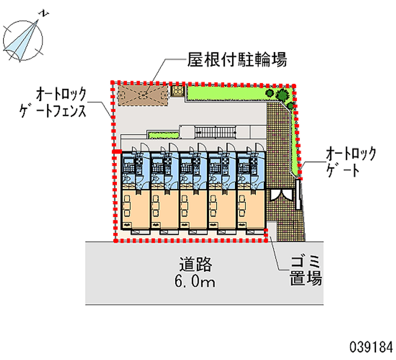 レオパレスＥａｒｌｙＰｌａｎｔ 区画図