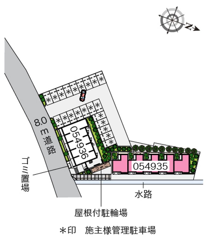 レオネクストひだまりⅠ 配置図