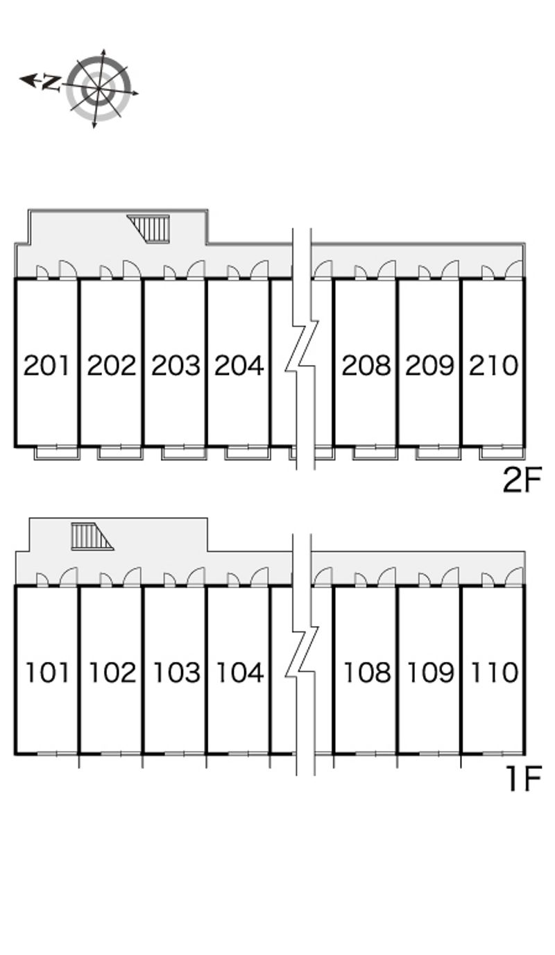 レオパレスｋｏｙａｍａⅡ 間取り配置図