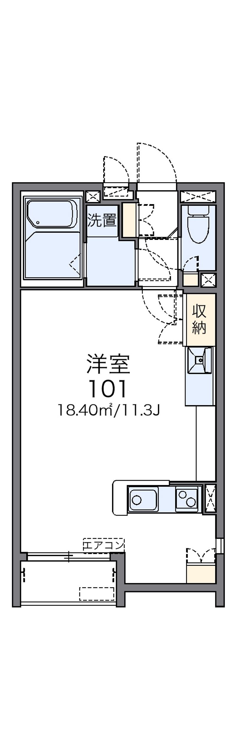 レオネクストラ　メール 間取図
