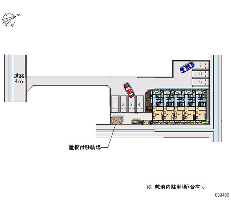 レオパレス満望 月極駐車場