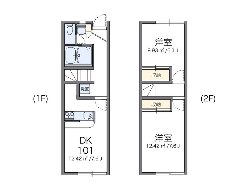 レオパレス小桜 間取図
