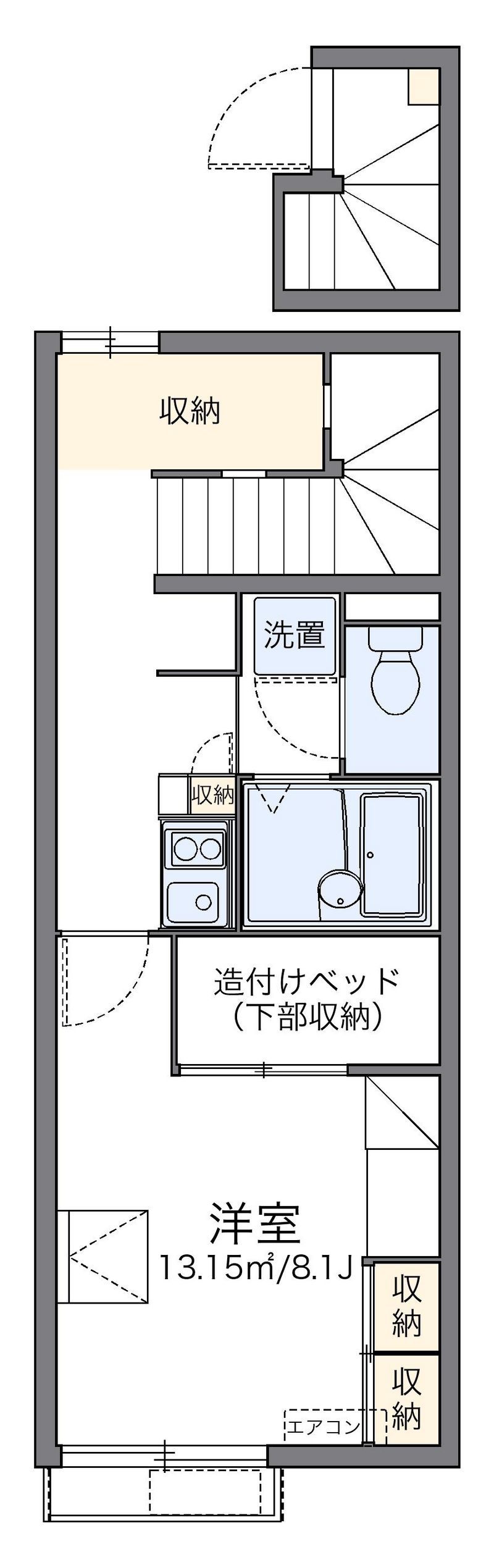 レオパレスＳｔａｇｅ　Ａ　Ⅱ 間取図