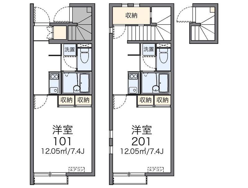 レオネクストプラシード　Ｂ 間取図