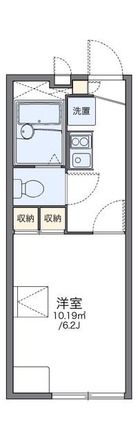 レオパレス千守 間取り図