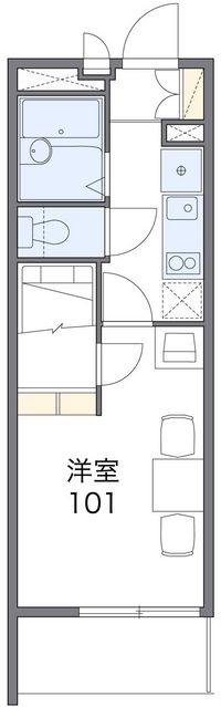 レオパレスサンクワイエット 間取り図