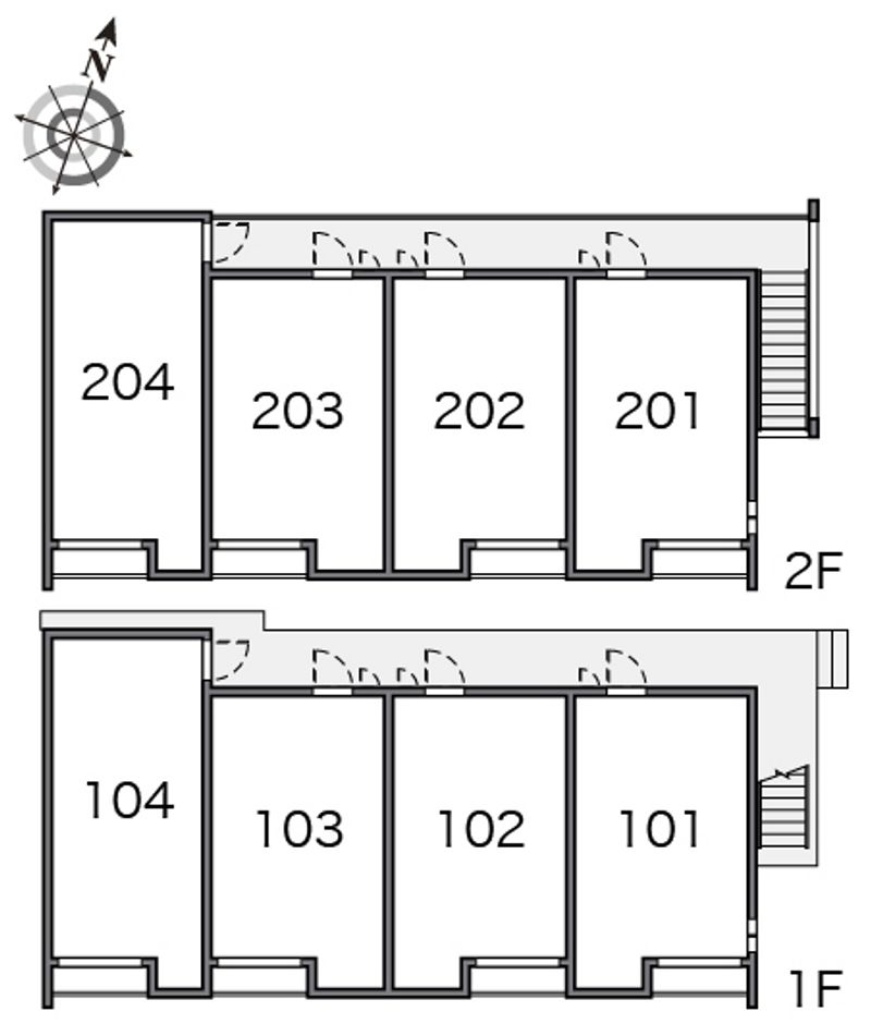 クレイノタマムラ 間取配置図