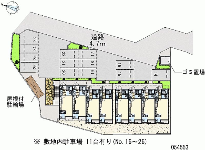 54553 Monthly parking lot