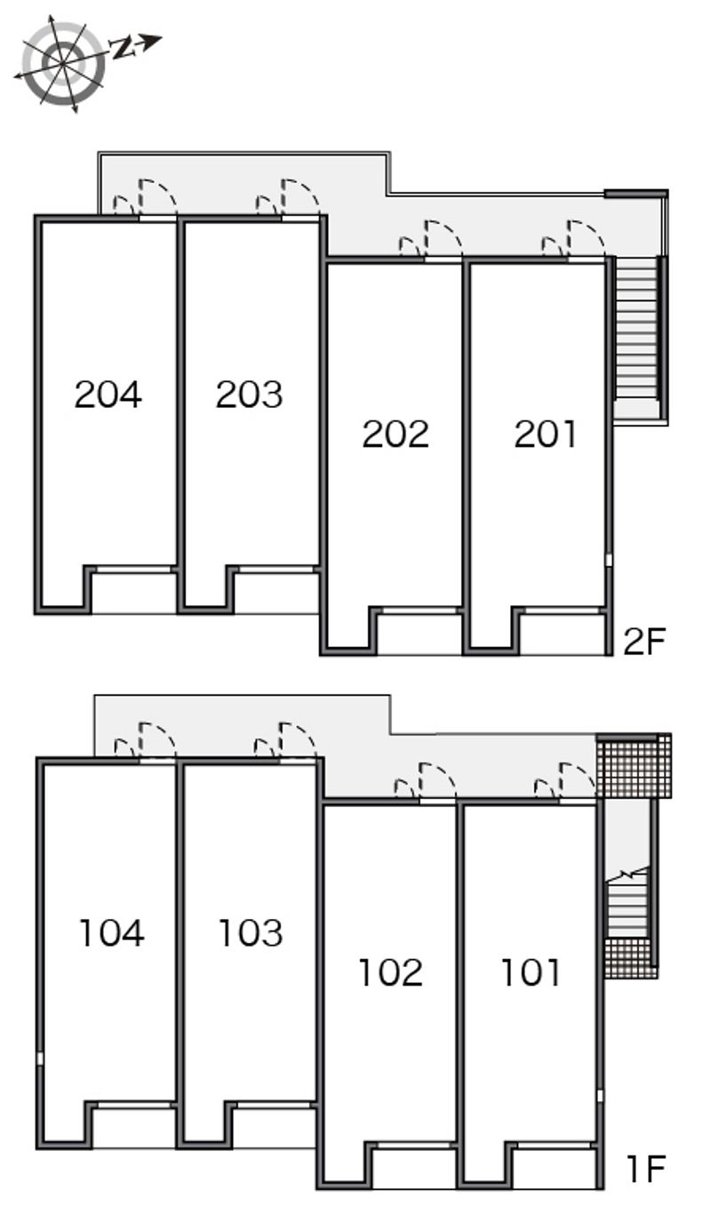 レオネクスト八代本町 間取配置図