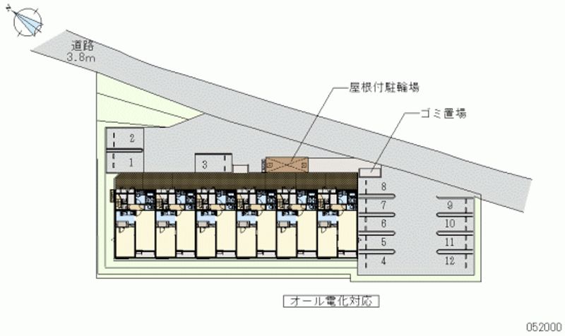 レオネクスト輝 月極駐車場