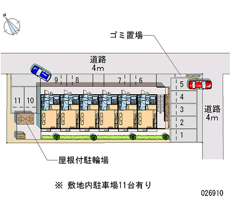 レオパレス東光台 月極駐車場