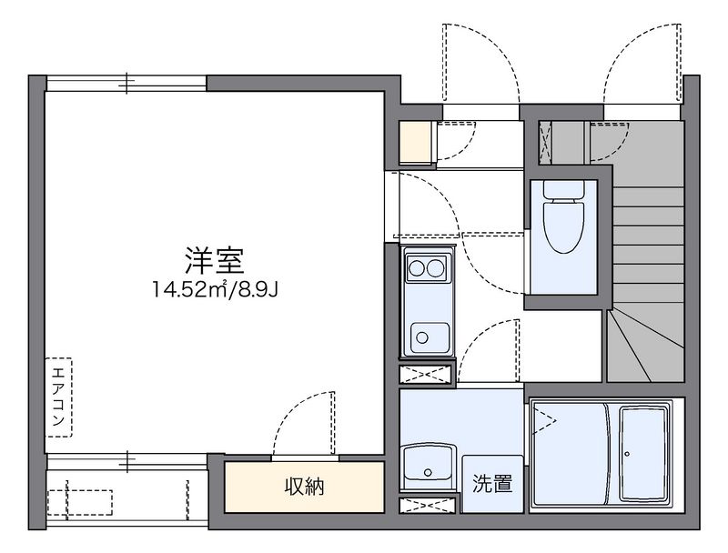 レオネクストヘリオス　ハウス 間取図