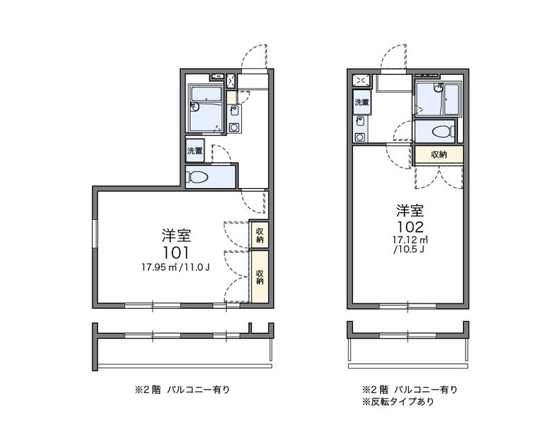 レオパレスＮＯＶＡ・Ⅲ 間取図