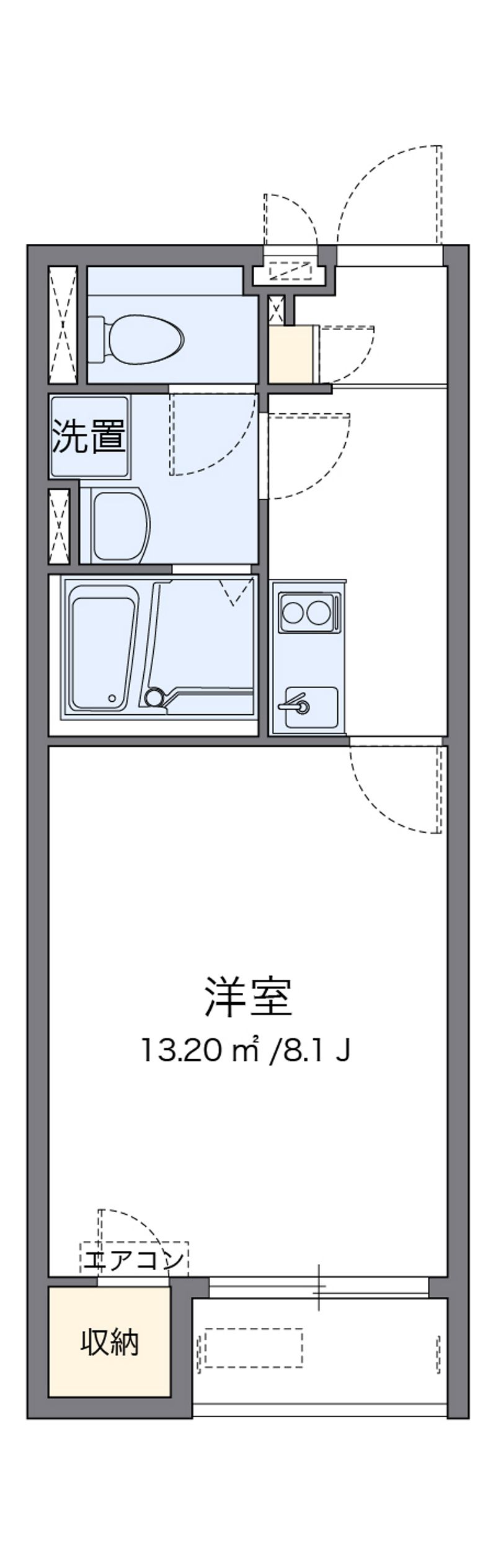 クレイノパーシモン 間取図