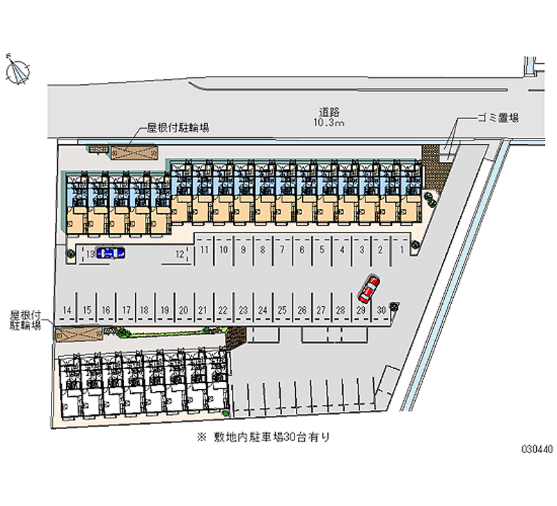 30440 bãi đậu xe hàng tháng