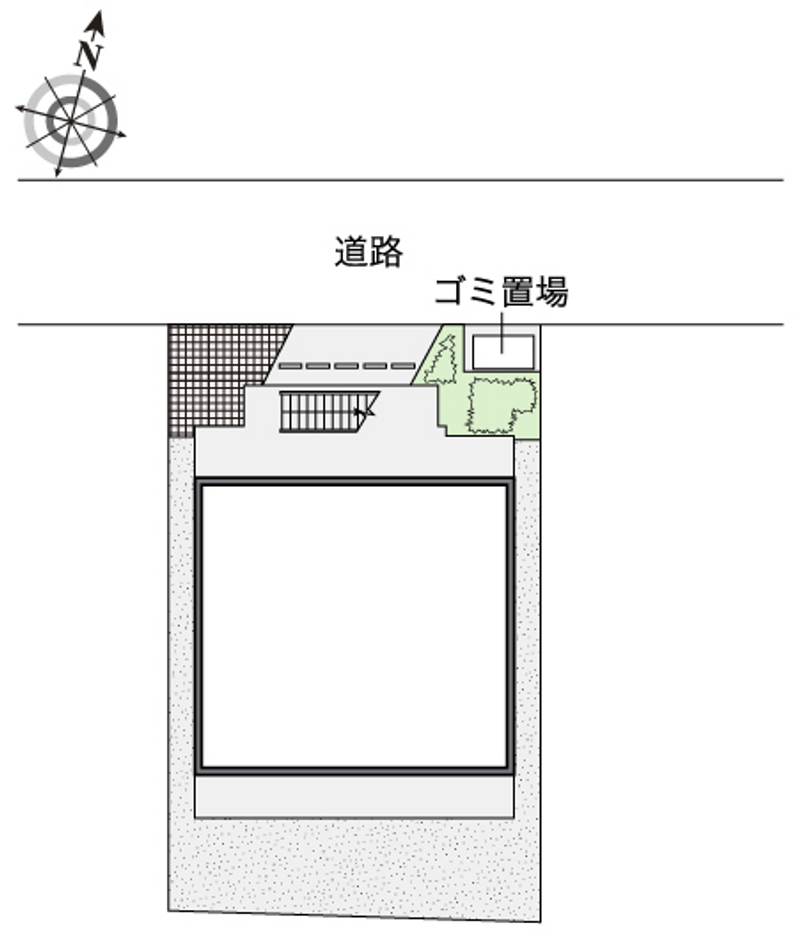 レオパレスアズール新都心 配置図