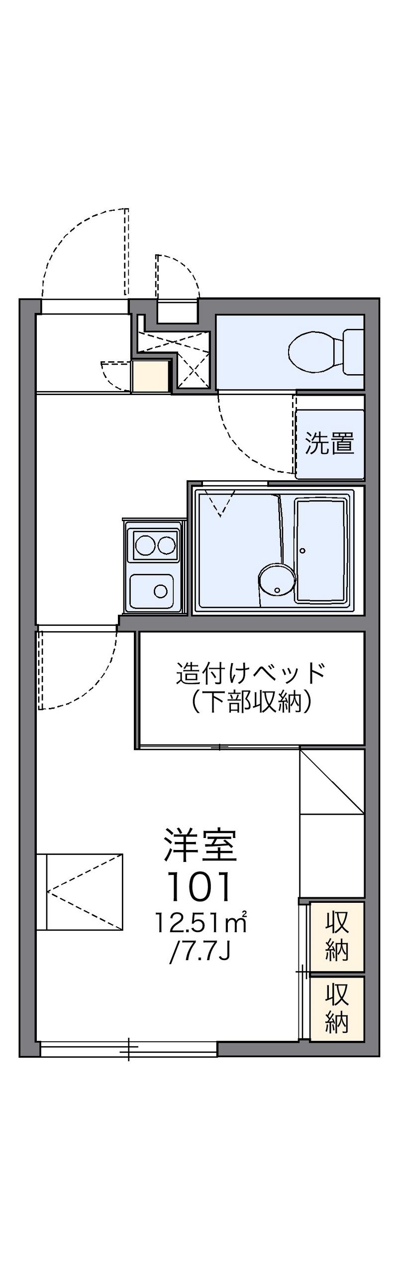 レオパレスＢＭ　Ⅰ 間取図