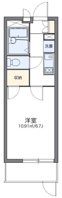 レオパレスシルフィード 間取り図