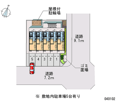 40102 Monthly parking lot