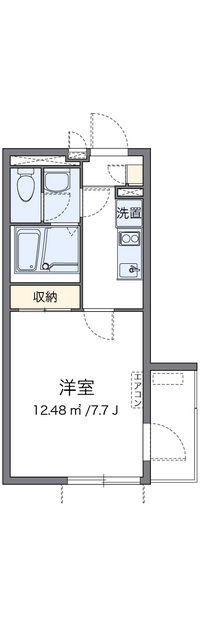 クレイノＳｅｎｓｕｉⅤ 間取り図