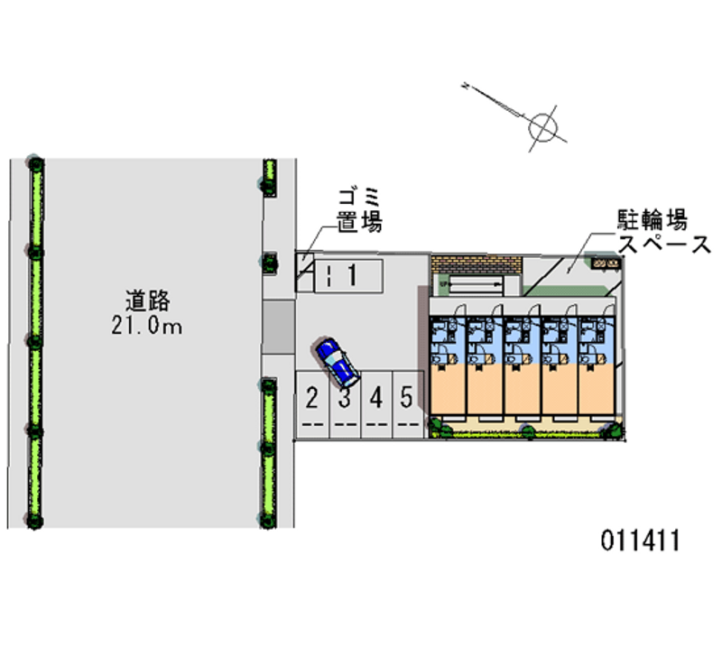 レオパレス原 区画図