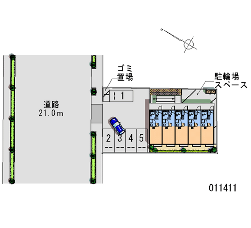 11411 Monthly parking lot