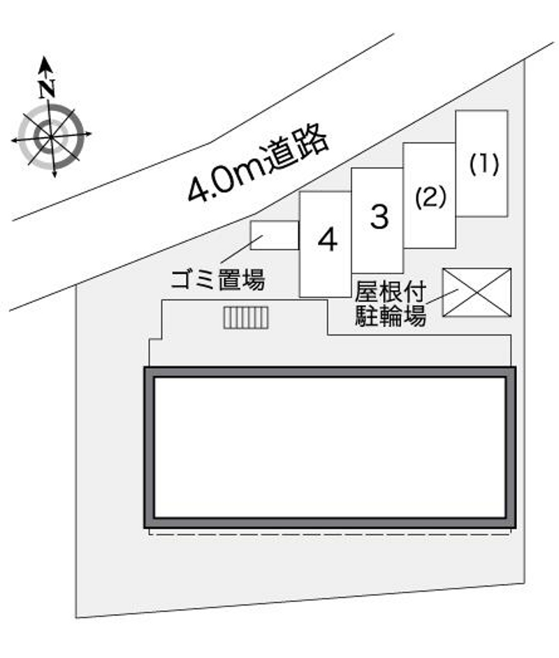 レオパレスＭＩＮＡＭＯＴＯ 配置図
