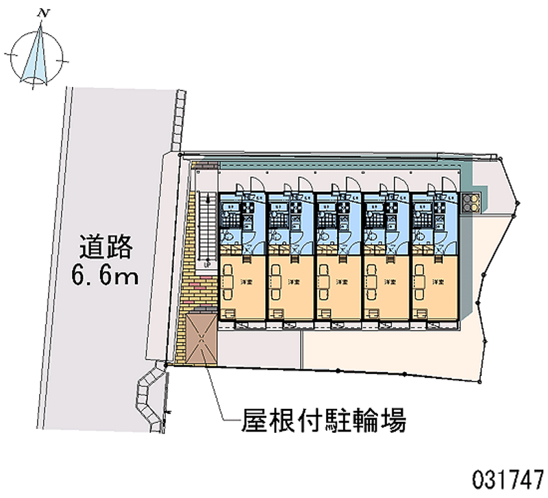 レオパレス諫早駅前 区画図