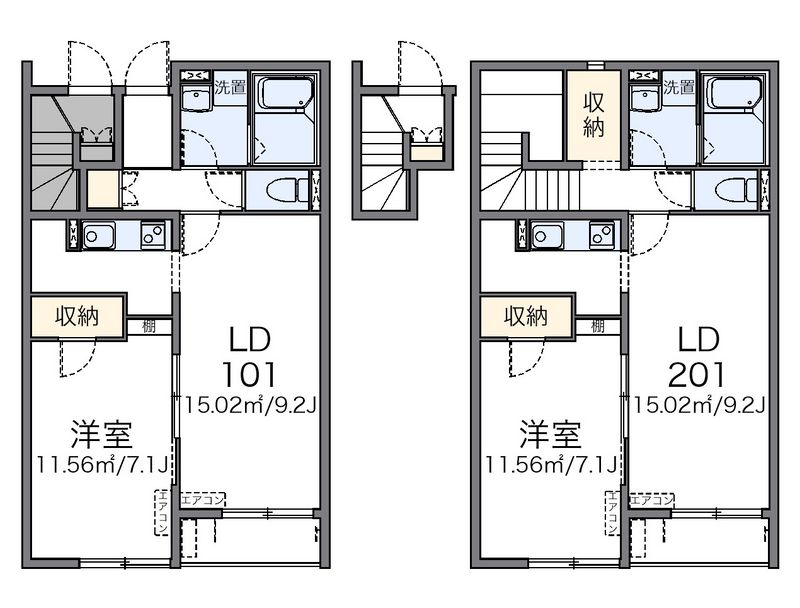レオネクスト大南Ⅱ 間取図