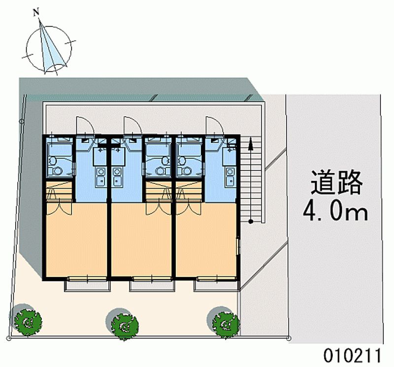 レオパレスこうべ山手 区画図