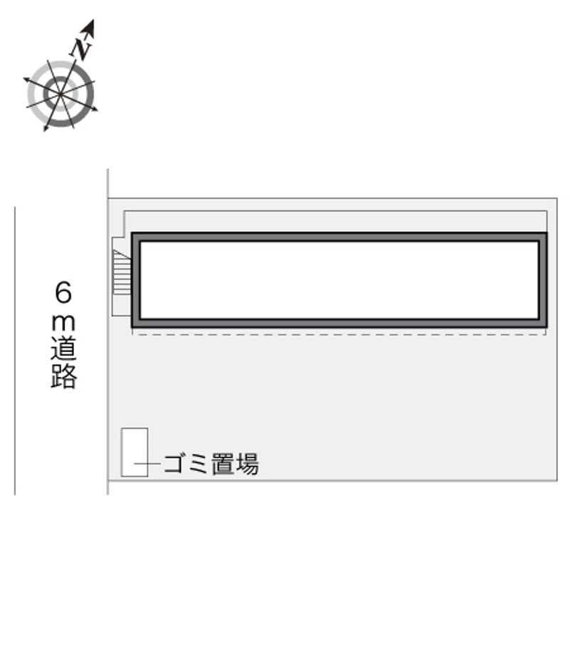 レオパレスプラムⅡ 配置図