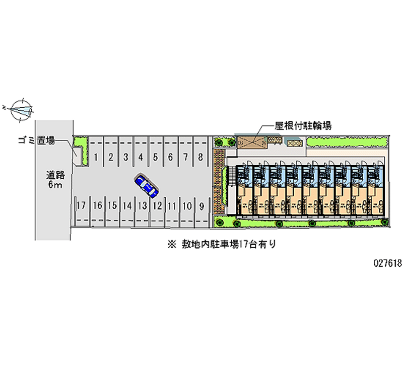 27618 bãi đậu xe hàng tháng