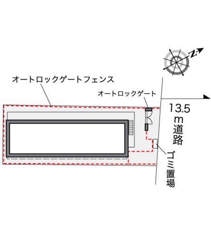 レオパレスプレミールＴＹ 配置図