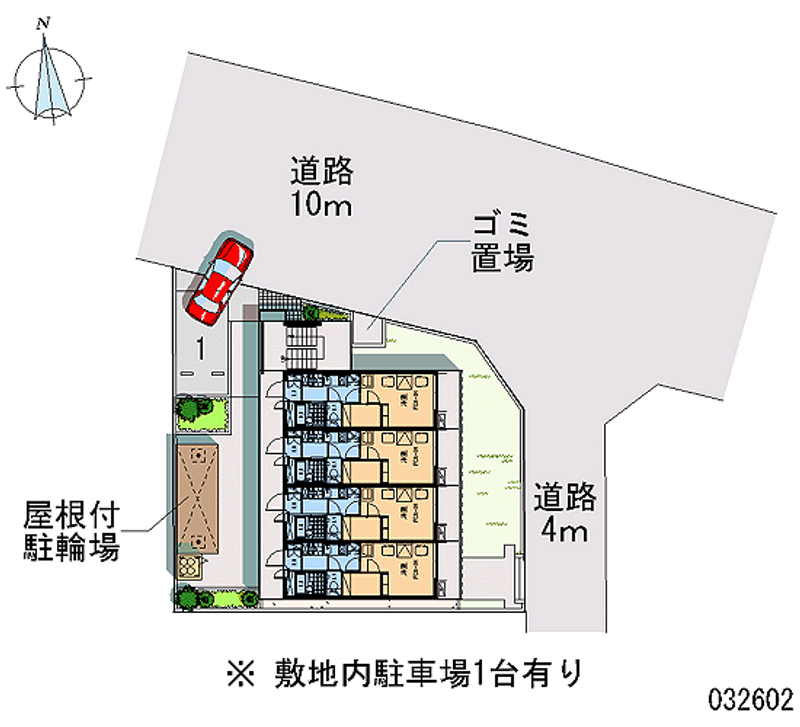 レオパレスフォレスト 区画図
