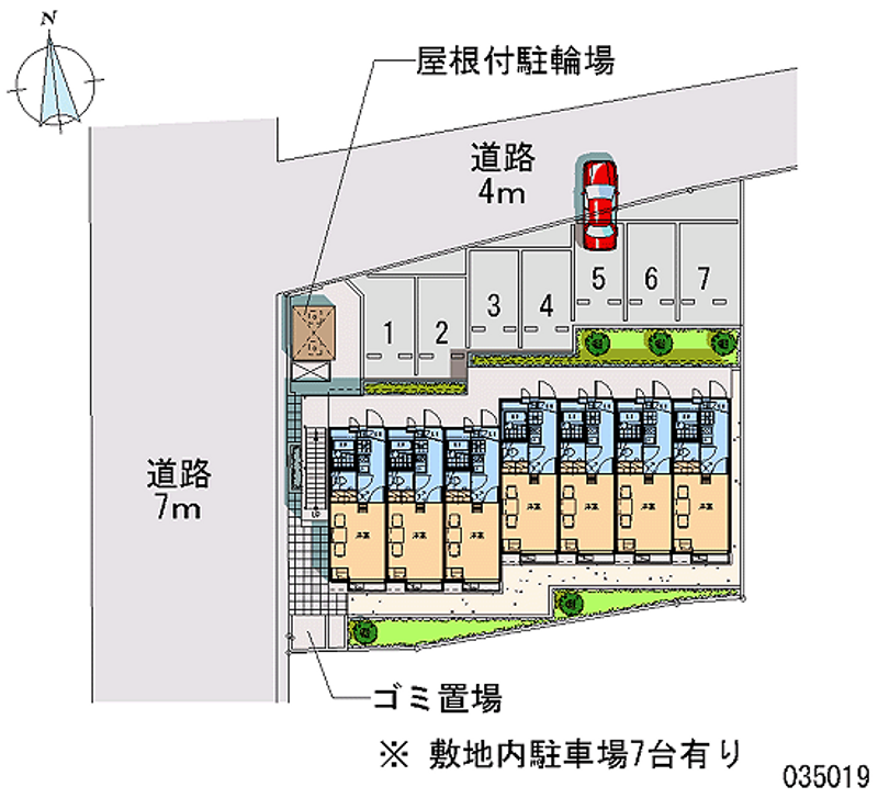 レオパレスオンダ 月極駐車場