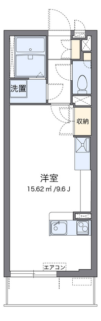 ミランダエビナ　カームガーデン 間取り図