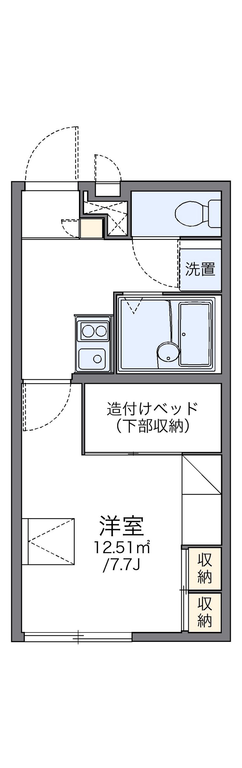 レオパレスＢＭ　Ⅰ 間取図