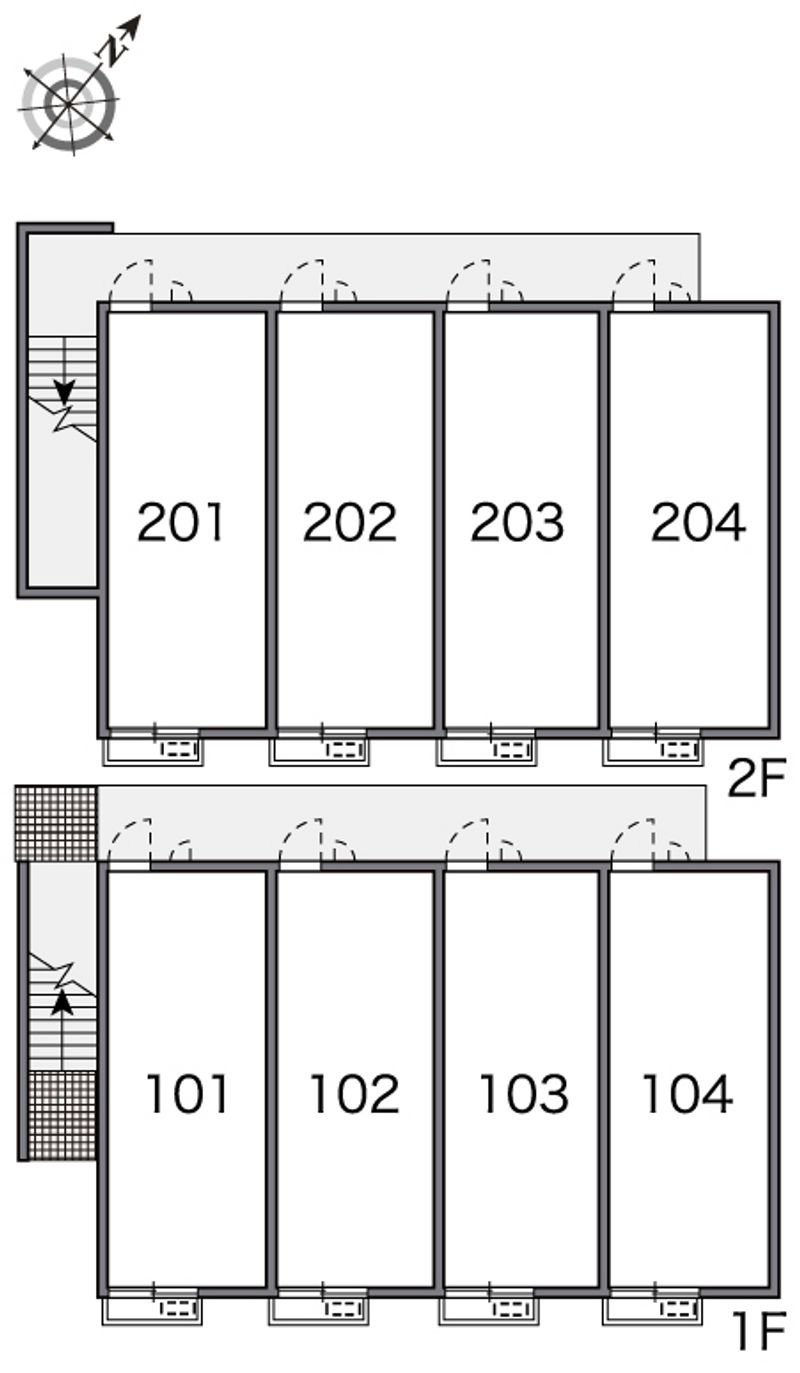レオネクストパラティーノ 間取り配置図