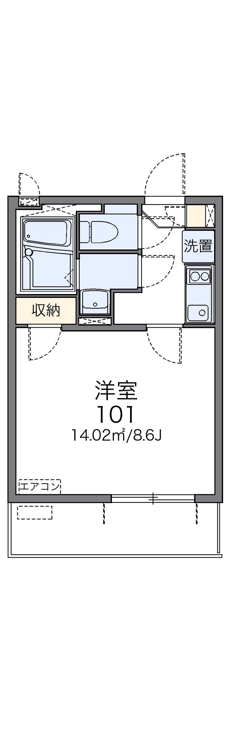 レオネクストフィオーレ 間取図