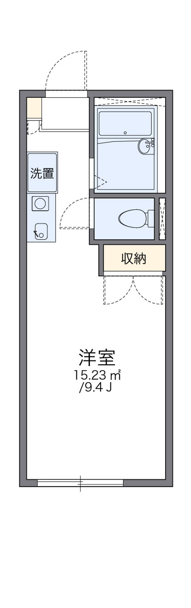 レオパレスＴＡＭＵＲＡ９８ 間取図