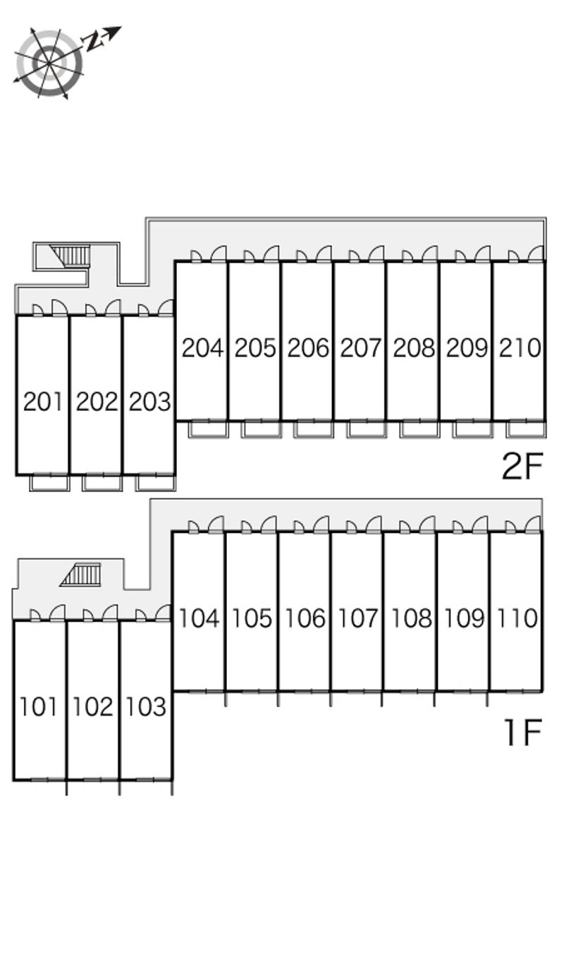 レオパレスＮ＆Ｈ 間取配置図