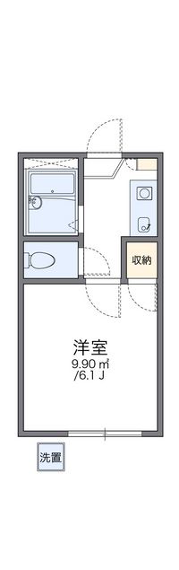 レオパレス新居浜Ａ 間取り図