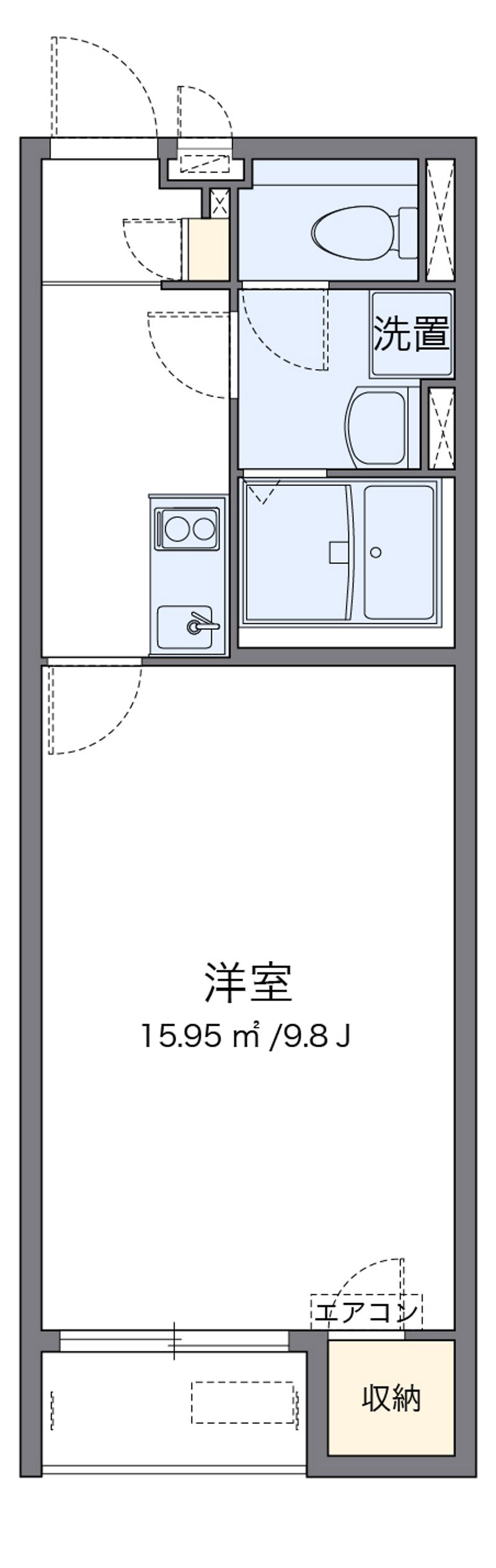 クレイノテルセーラ 間取図
