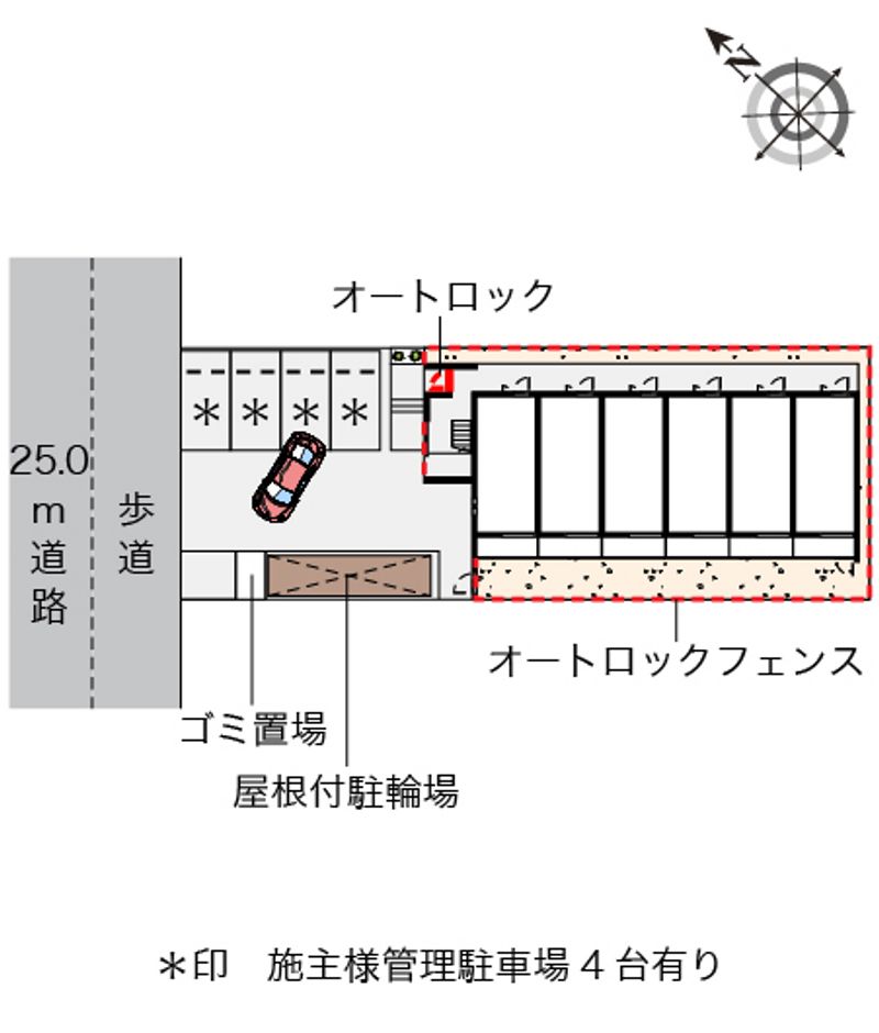 クレイノ比恵町 配置図