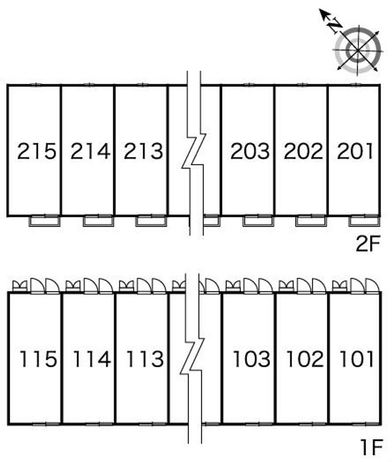 レオパレスＶｅｇｅｔａｂｌｅＫ 間取配置図