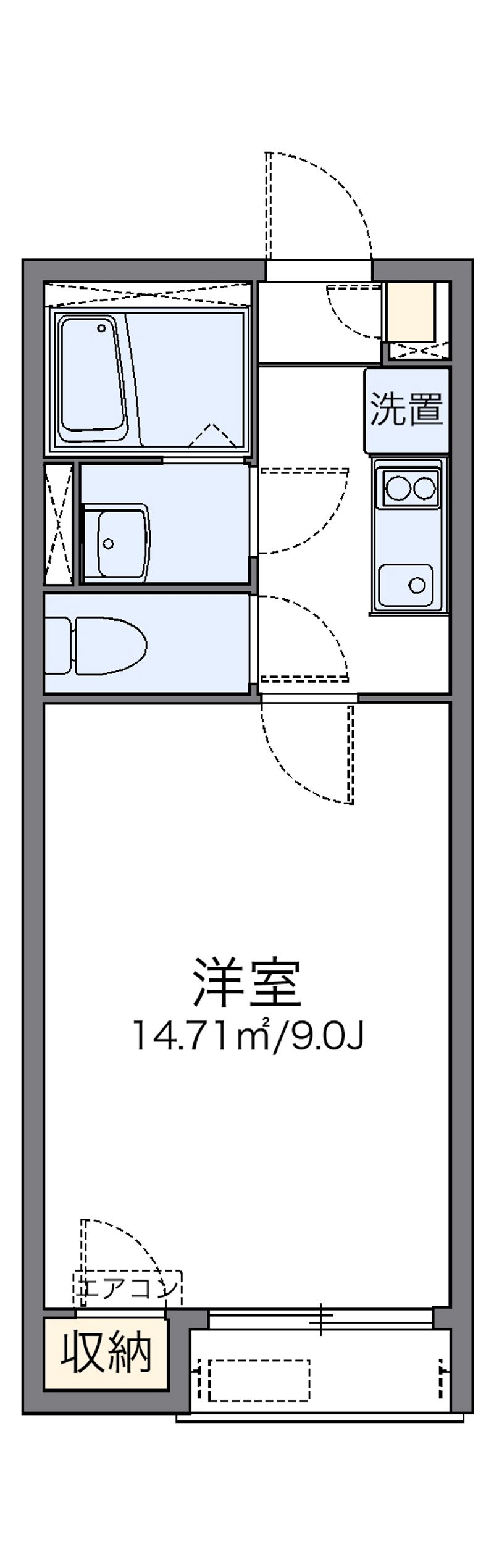 レオネクストキャロット 間取図